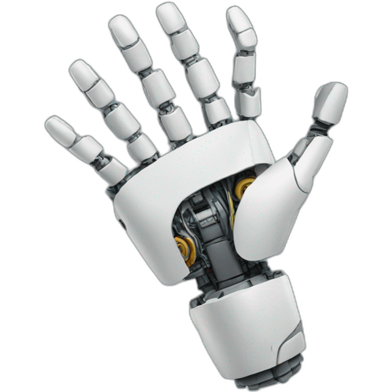 robotic hand emoji