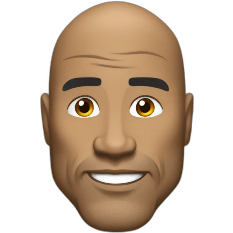 The Rock WWE emoji