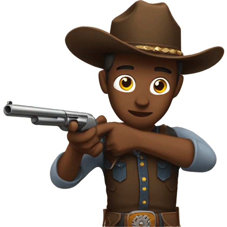 cowboy shooting emoji