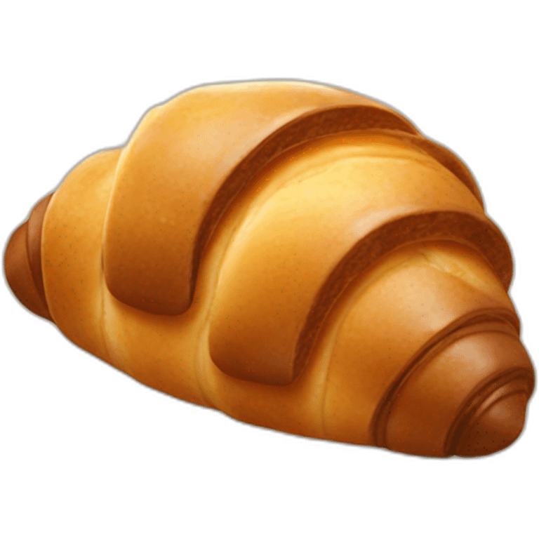 Chocolate croissant  emoji