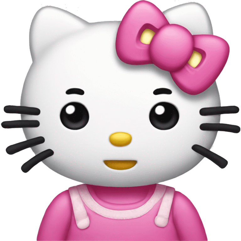 Pink hello kitty  emoji