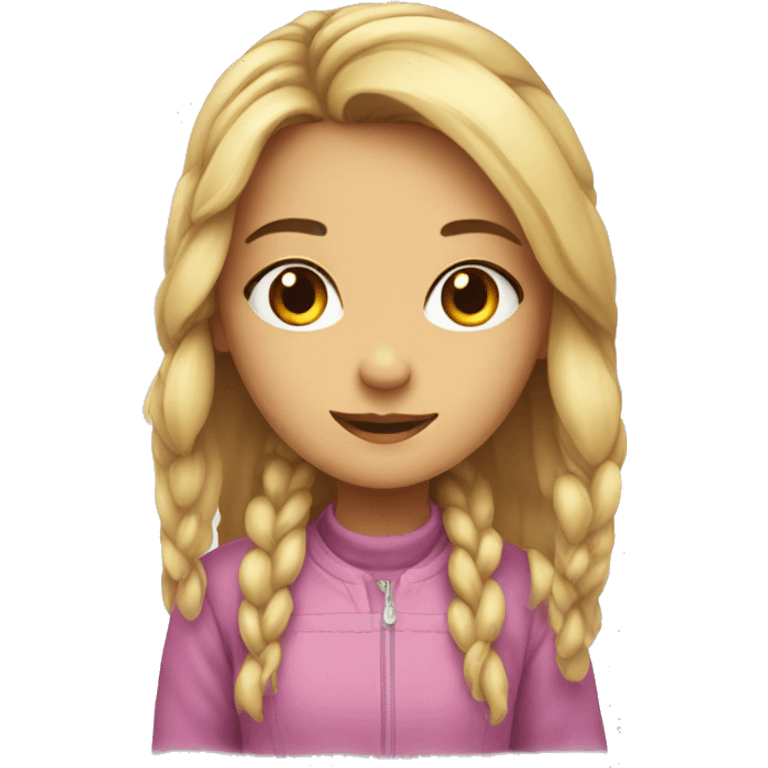 a cute girl emoji