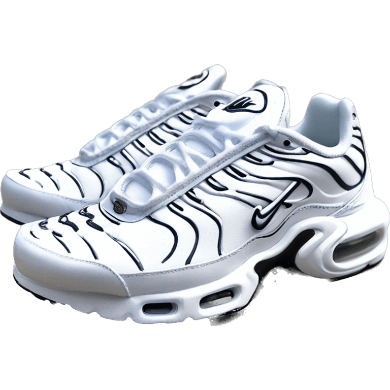 nike air max plus white emoji