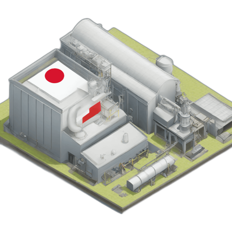 factory with Japan flag emoji