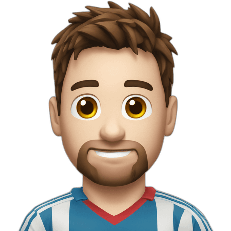 Messi qui fait du bowling emoji