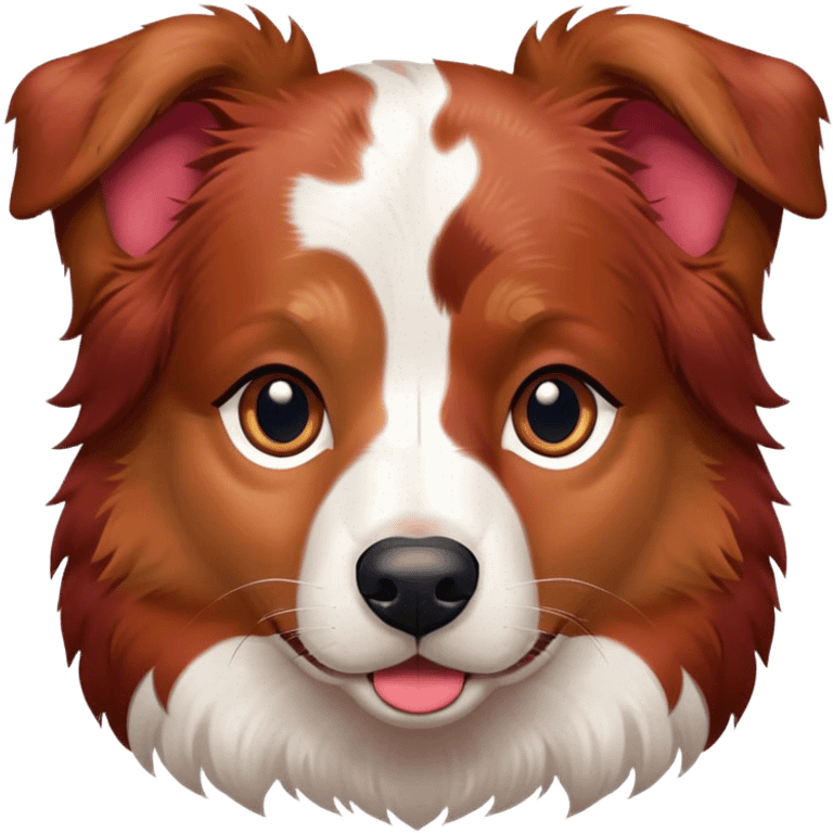 Red merle Australian shepherd  emoji