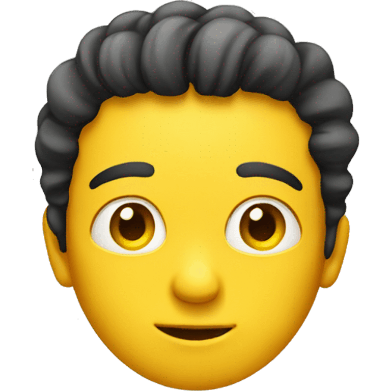 Yellow emoji side eyeing emoji