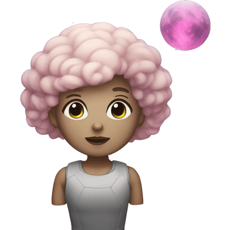 Zodiac sign Cancer in space style emoji