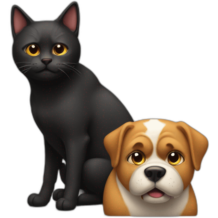 BAD CAT & DOG emoji