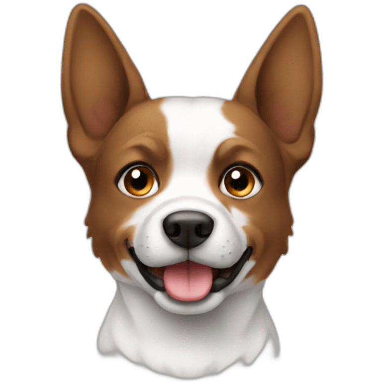 dog-white&brown emoji