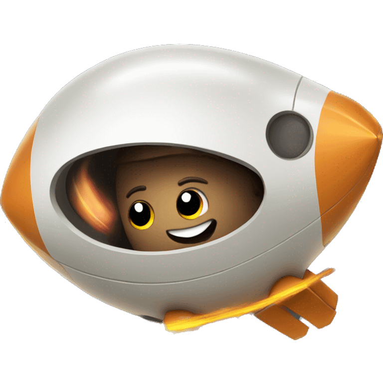 Football & Turkey On  A Rocketship to Mars emoji