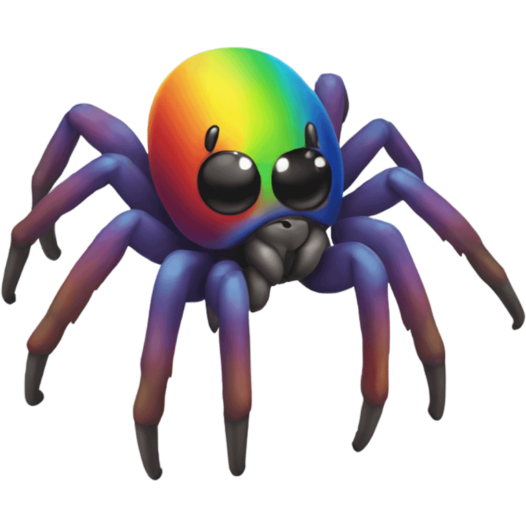 Rainbow spider  emoji