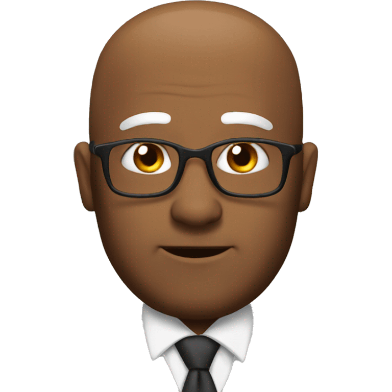 Chrismas Bald Principal emoji