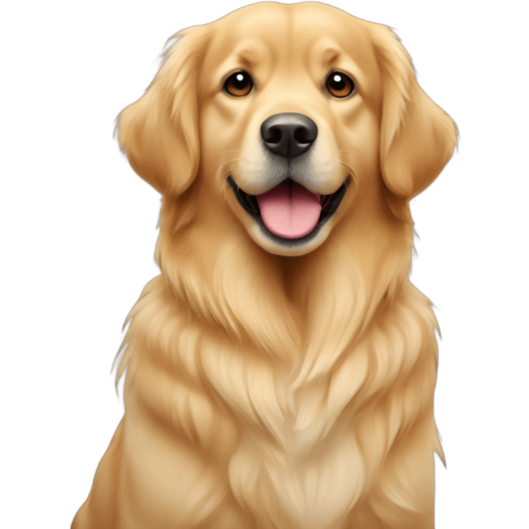 quiero un emoji de un golden retrive  emoji