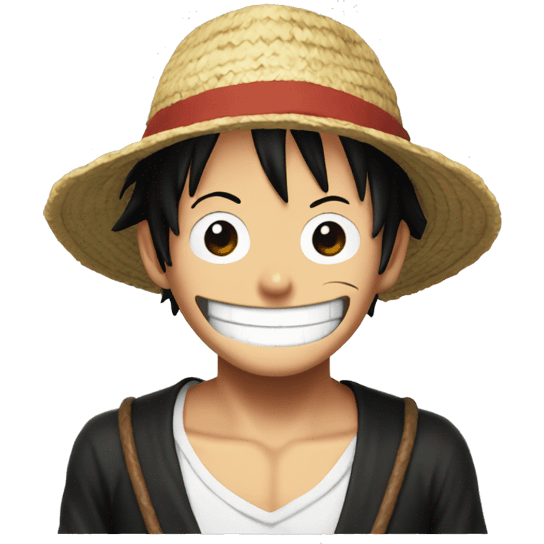 luffy from one piece emoji