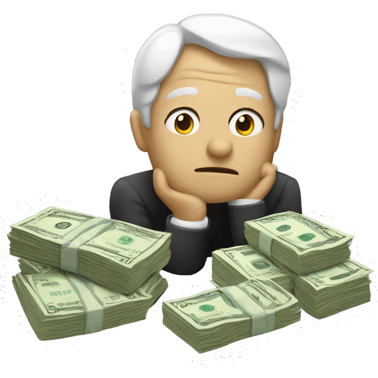 Money sleping emoji