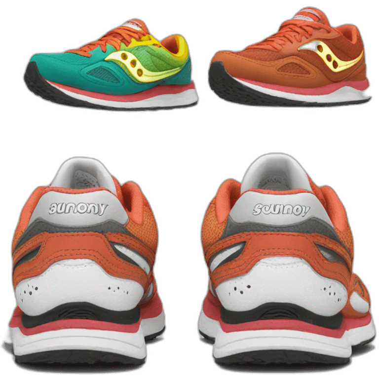 saucony running shoes emoji