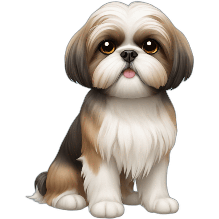 Cute little Shih Tzu emoji