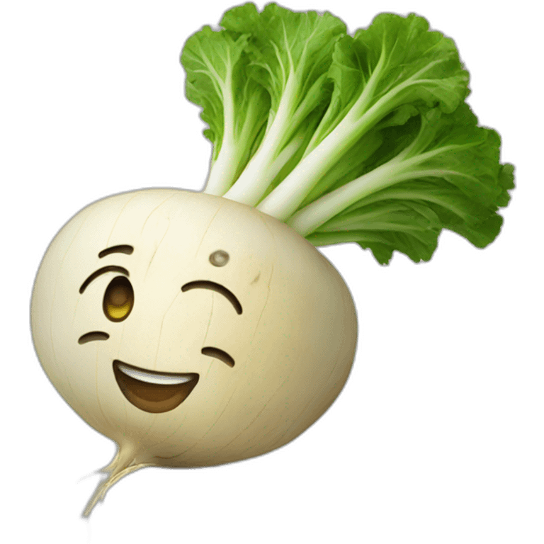 turnip smile emoji