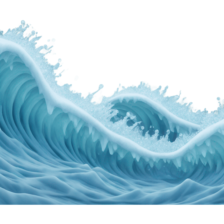 Frozen waves emoji