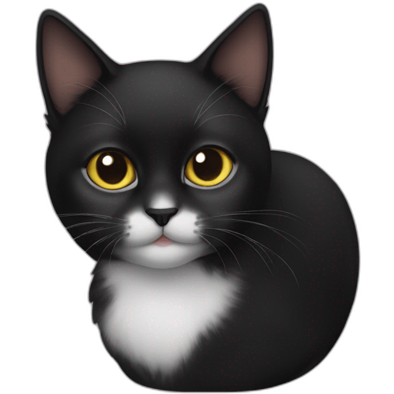 cute-black cat emoji