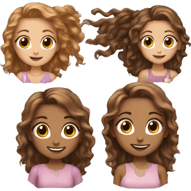 five girls emoji