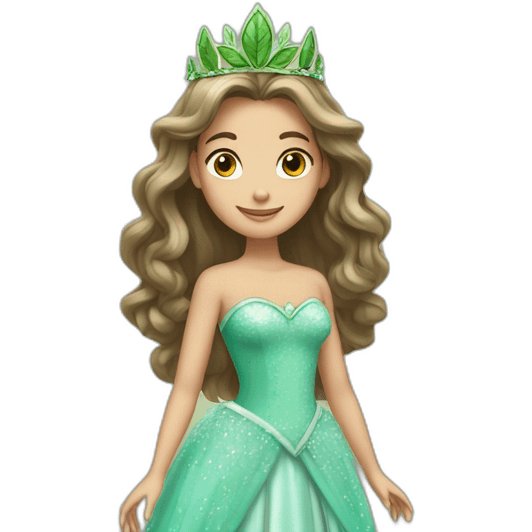 PRINCESS LEAF TIARA emoji