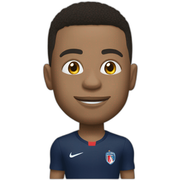 Mbappé qui fait des pompes emoji