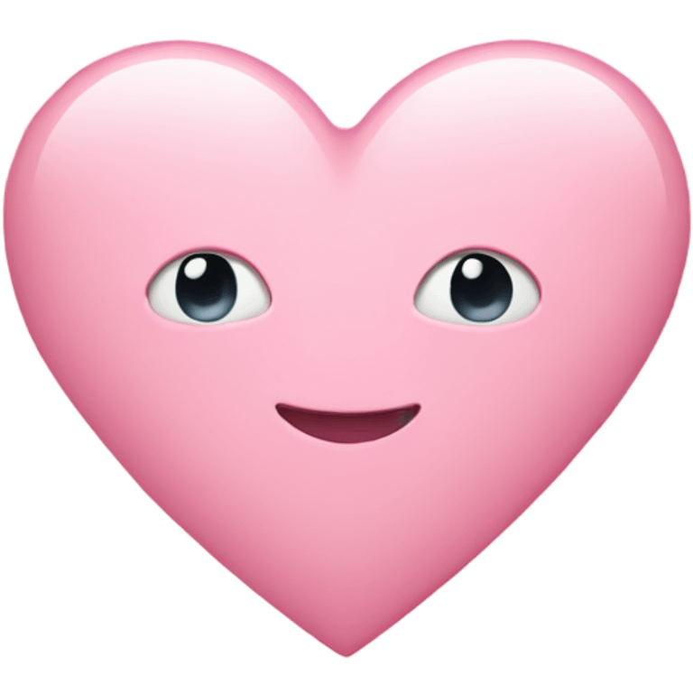 light pink heart emoji