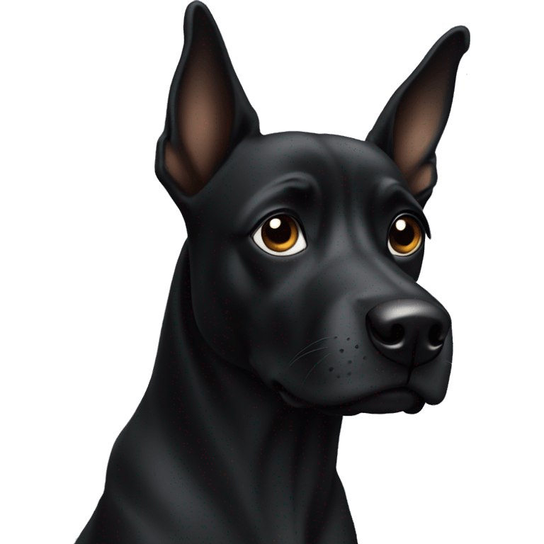 Black dog emoji