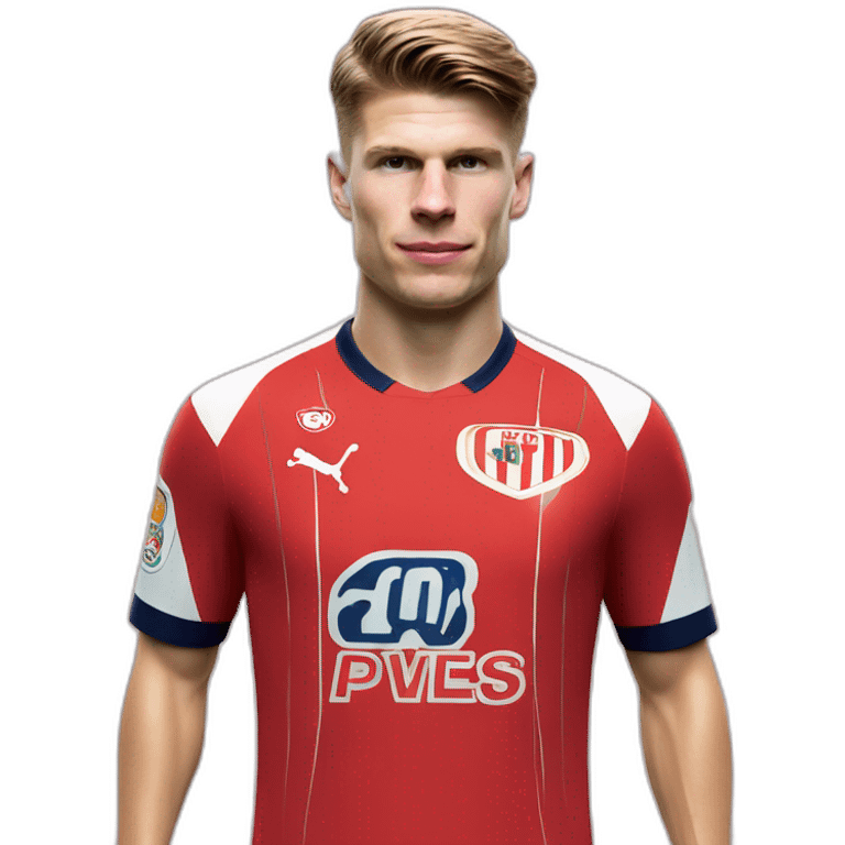 Max Verstappen in PSV shirt emoji