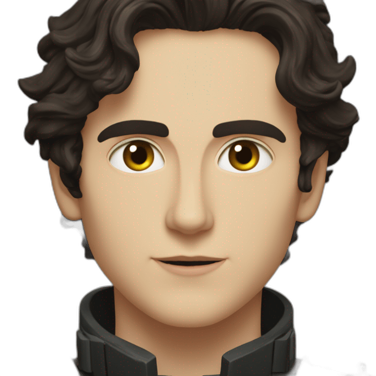 Paul atreides, from Dune: Part 1, starring Timothée Chalamet emoji