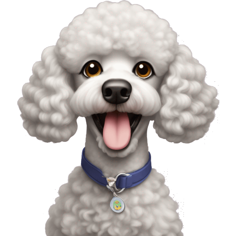 Poodle win the dogshow emoji