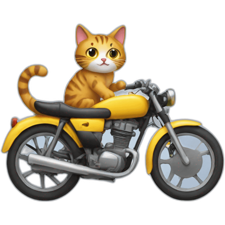 bike cat emoji