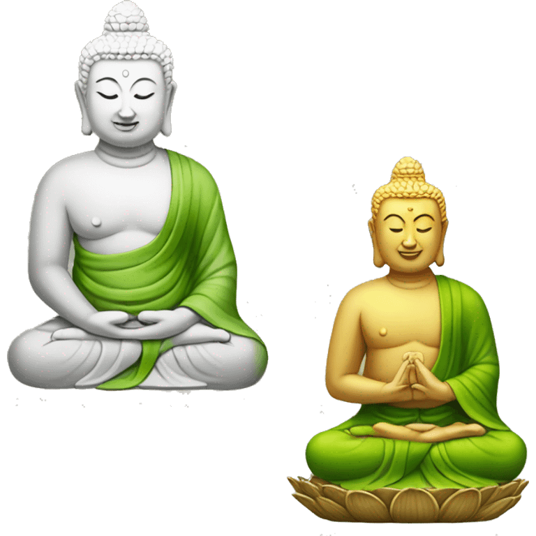 bambou et bouddha emoji