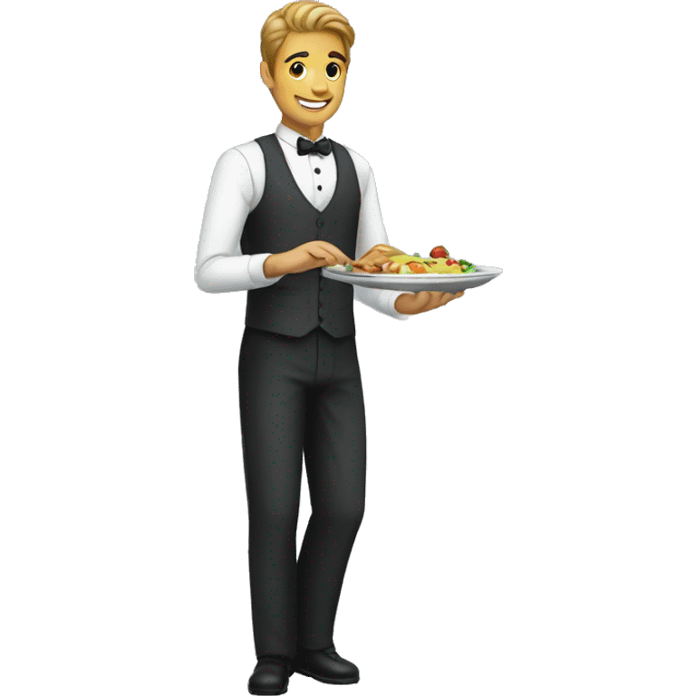 waiter  emoji