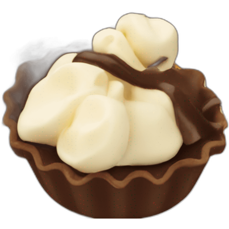 Ratonero Orito chocolate pies blancos emoji