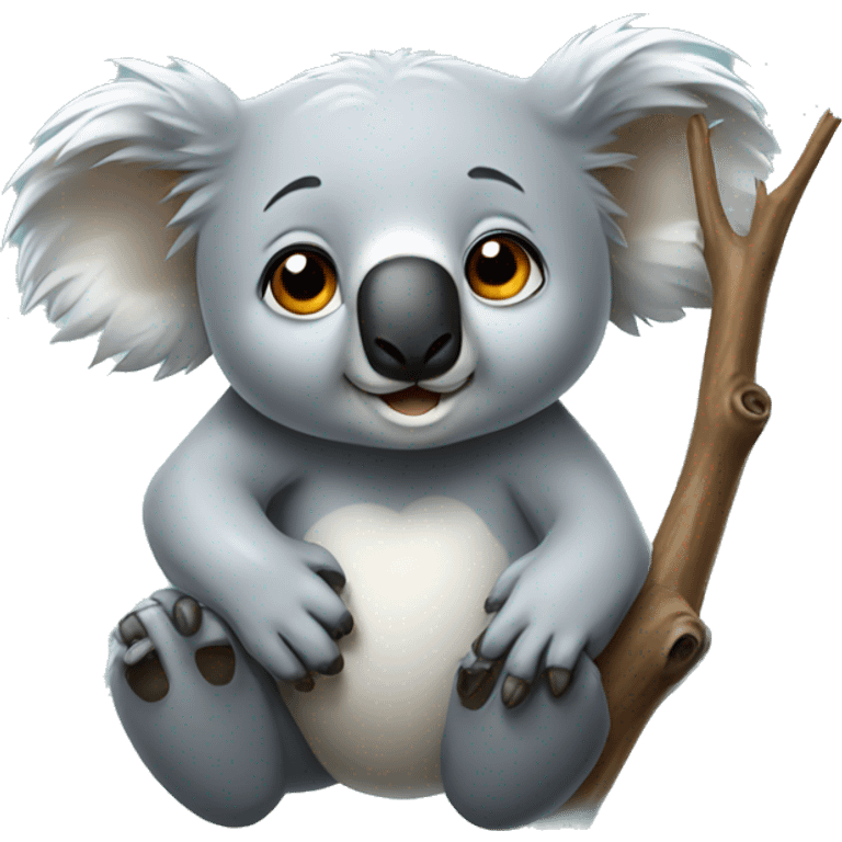 snooring koala emoji