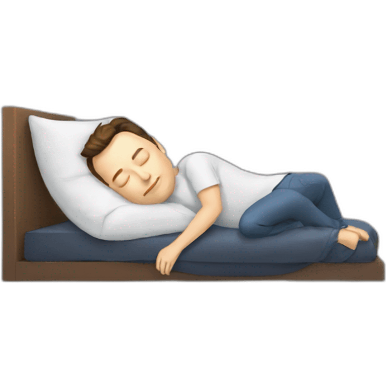 Elon Musk sleeping emoji