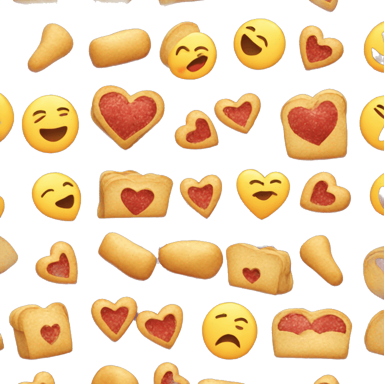 food hearts emoji