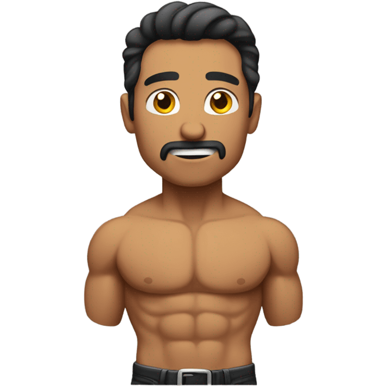 Mexican with abs emoji