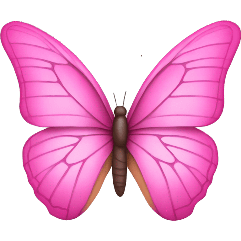 Pink butterfly  emoji