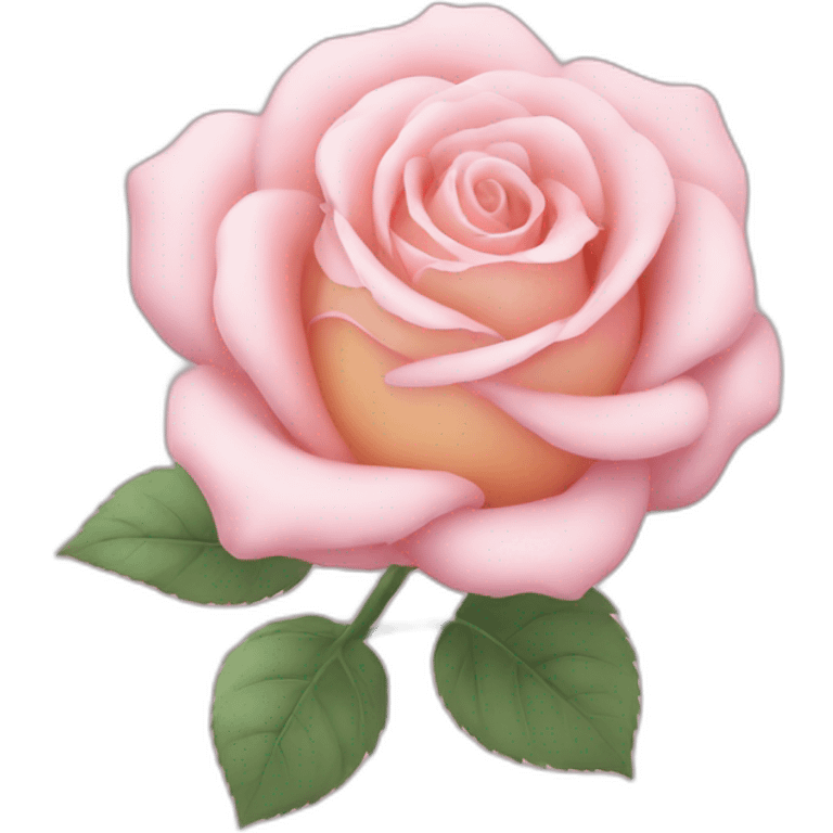 Cœur rose pastel emoji