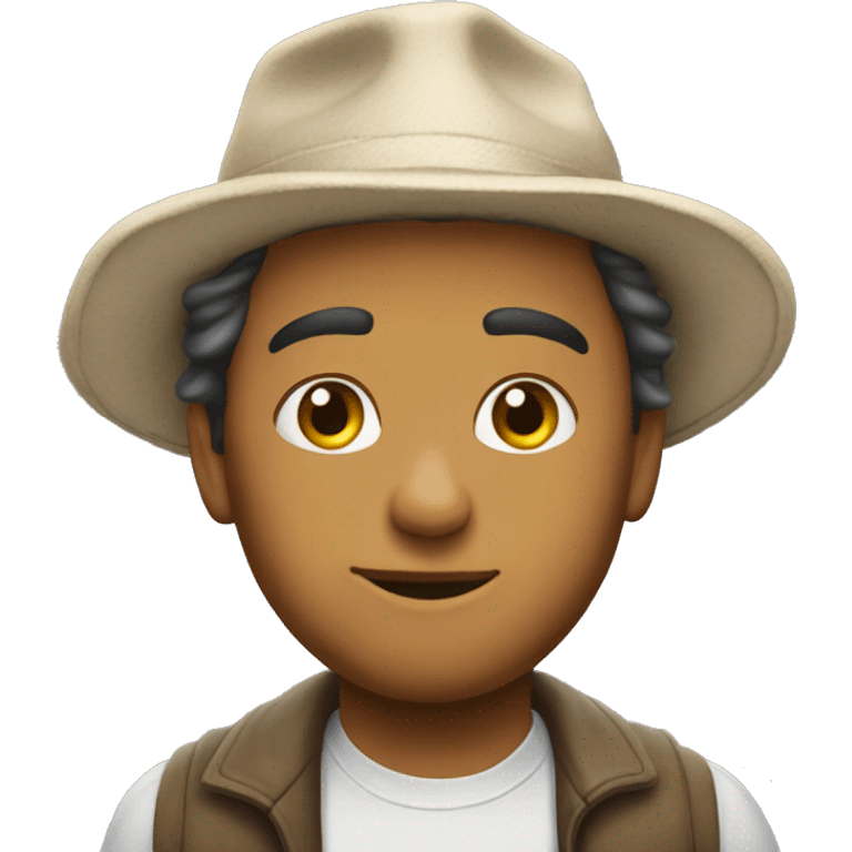 Take my hat off  emoji