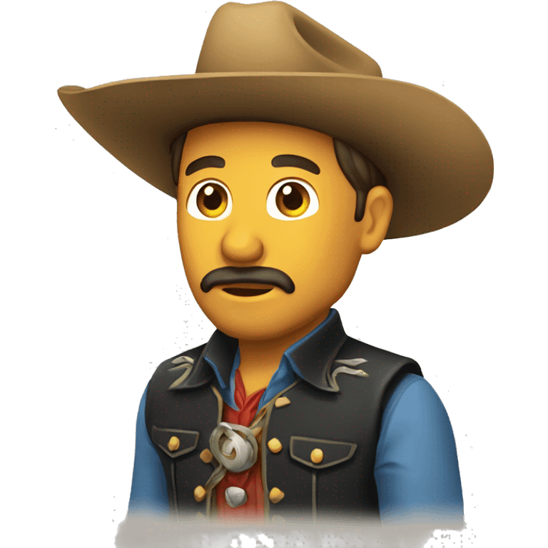 Vaquero cansado emoji