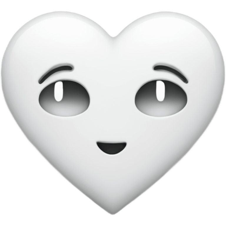 White small heart emoji