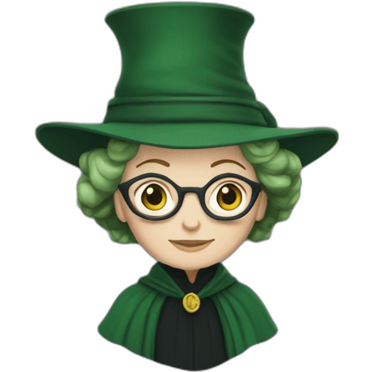 Green Minerva McGonagall emoji