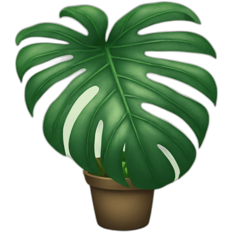 monstera emoji