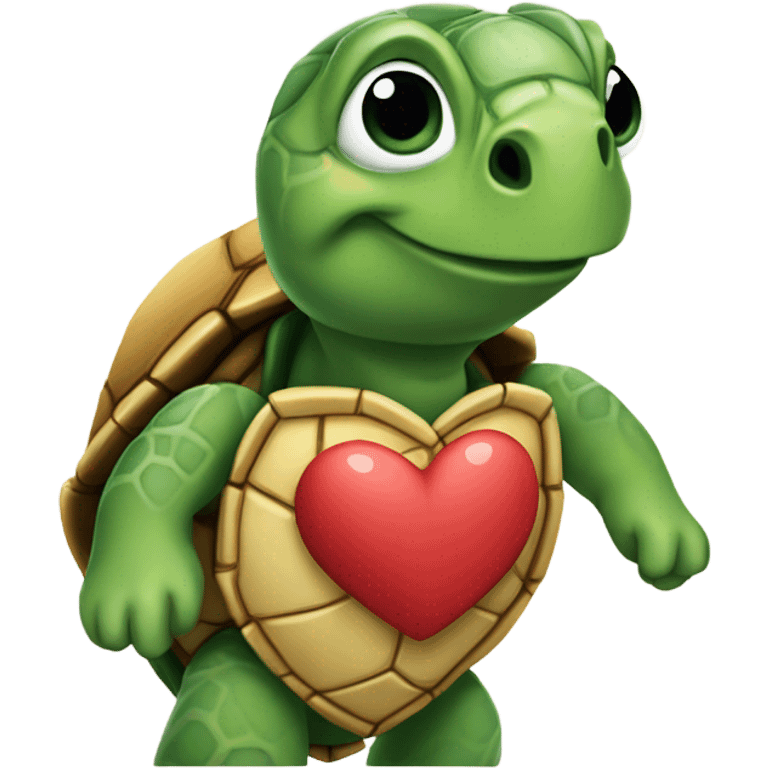 Tortuga corazón emoji