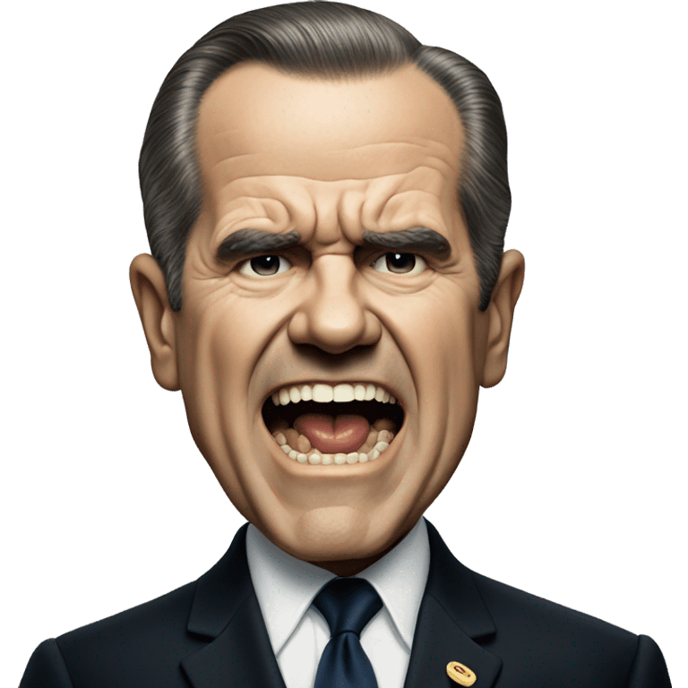 Nixon screams emoji